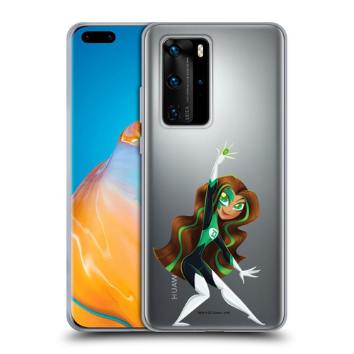 DC Super Hero Girls Rendered Characters Green Lantern Soft Gel Case for Huawei P40 Pro / P40 Pro Plus 5G