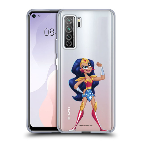 DC Super Hero Girls Rendered Characters Wonder Woman Soft Gel Case for Huawei Nova 7 SE/P40 Lite 5G