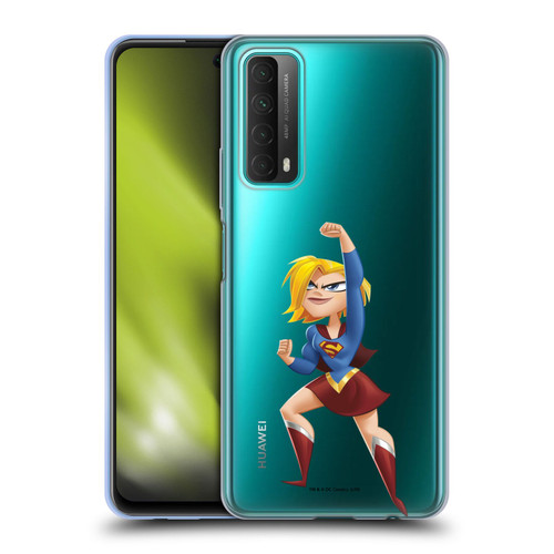 DC Super Hero Girls Rendered Characters Supergirl Soft Gel Case for Huawei P Smart (2021)
