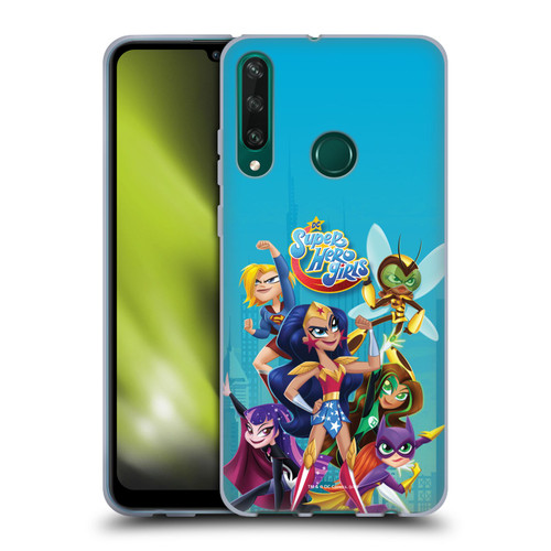 DC Super Hero Girls Rendered Characters Group Soft Gel Case for Huawei Y6p