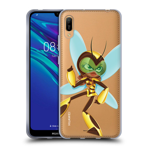 DC Super Hero Girls Rendered Characters Bumblebee Soft Gel Case for Huawei Y6 Pro (2019)