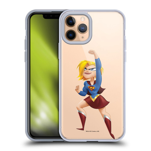 DC Super Hero Girls Rendered Characters Supergirl Soft Gel Case for Apple iPhone 11 Pro