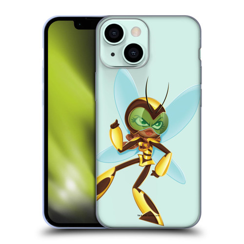 DC Super Hero Girls Rendered Characters Bumblebee Soft Gel Case for Apple iPhone 13 Mini