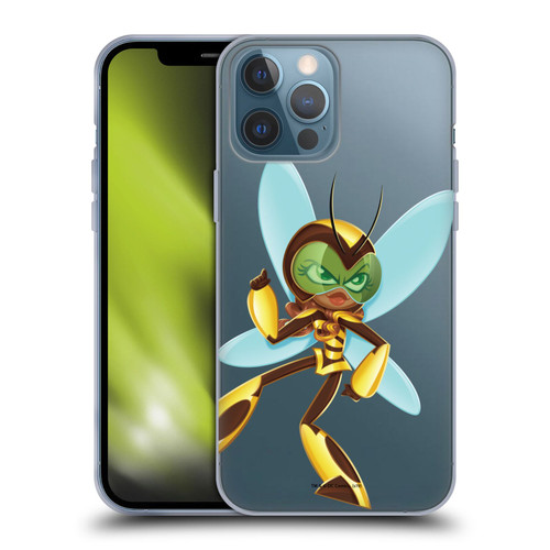 DC Super Hero Girls Rendered Characters Bumblebee Soft Gel Case for Apple iPhone 13 Pro Max