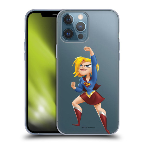 DC Super Hero Girls Rendered Characters Supergirl Soft Gel Case for Apple iPhone 13 Pro Max