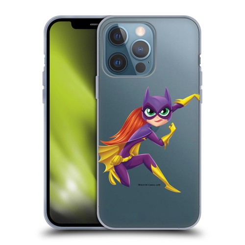 DC Super Hero Girls Rendered Characters Batgirl Soft Gel Case for Apple iPhone 13 Pro