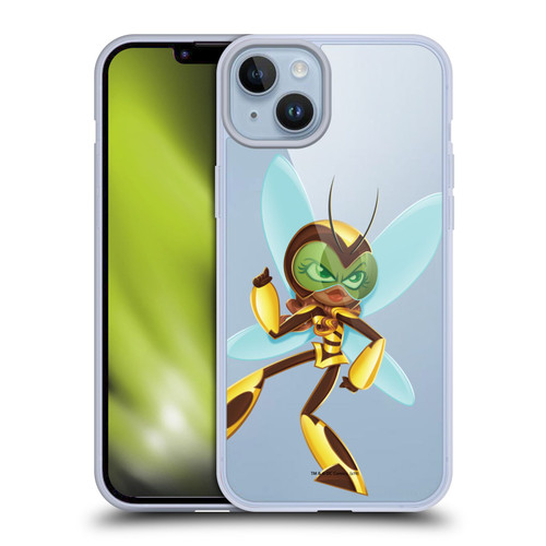 DC Super Hero Girls Rendered Characters Bumblebee Soft Gel Case for Apple iPhone 14 Plus