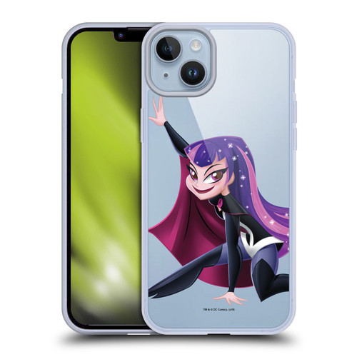 DC Super Hero Girls Rendered Characters Zatanna Soft Gel Case for Apple iPhone 14 Plus
