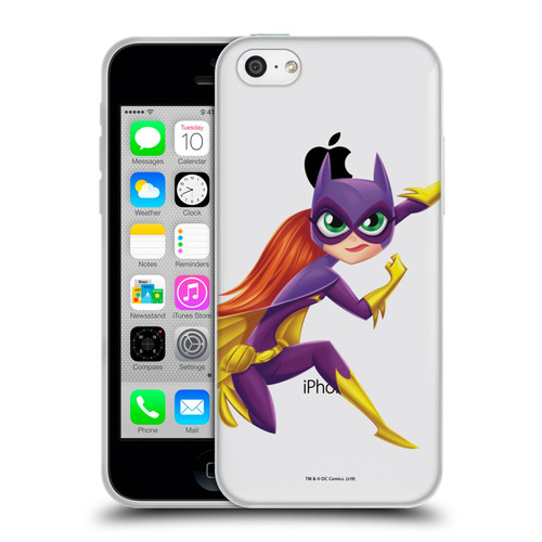DC Super Hero Girls Rendered Characters Batgirl Soft Gel Case for Apple iPhone 5c
