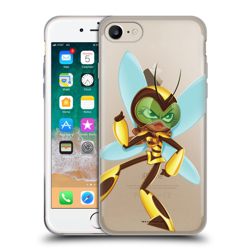 DC Super Hero Girls Rendered Characters Bumblebee Soft Gel Case for Apple iPhone 7 / 8 / SE 2020 & 2022
