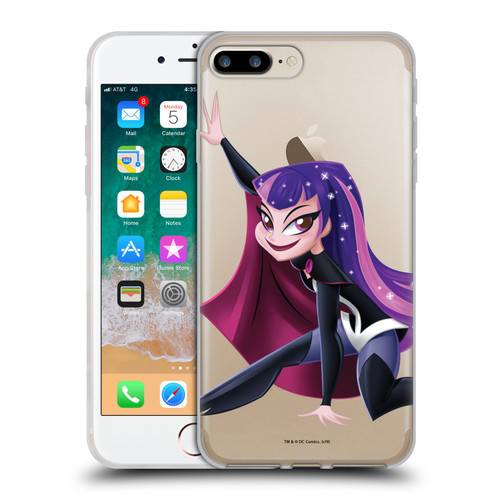 DC Super Hero Girls Rendered Characters Zatanna Soft Gel Case for Apple iPhone 7 Plus / iPhone 8 Plus