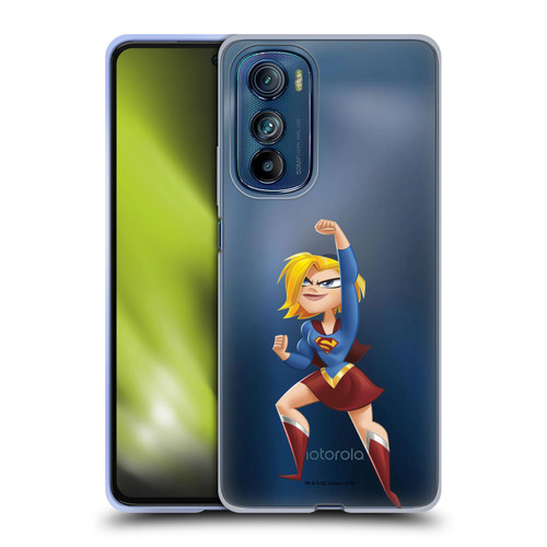 DC Super Hero Girls Rendered Characters Supergirl Soft Gel Case for Motorola Edge 30