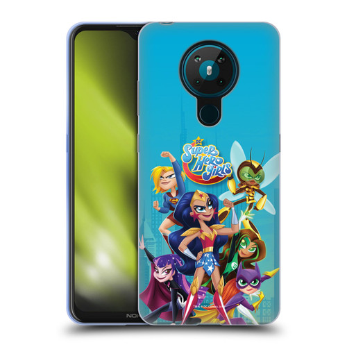 DC Super Hero Girls Rendered Characters Group Soft Gel Case for Nokia 5.3