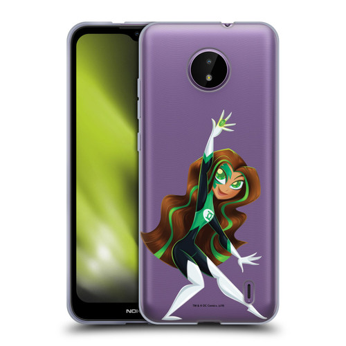 DC Super Hero Girls Rendered Characters Green Lantern Soft Gel Case for Nokia C10 / C20