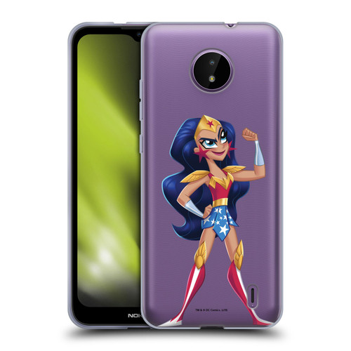 DC Super Hero Girls Rendered Characters Wonder Woman Soft Gel Case for Nokia C10 / C20