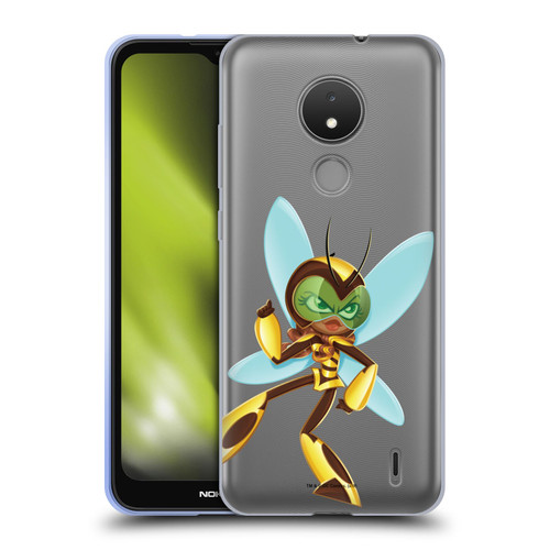 DC Super Hero Girls Rendered Characters Bumblebee Soft Gel Case for Nokia C21