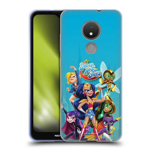 DC Super Hero Girls Rendered Characters Group Soft Gel Case for Nokia C21