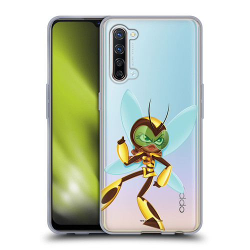 DC Super Hero Girls Rendered Characters Bumblebee Soft Gel Case for OPPO Find X2 Lite 5G