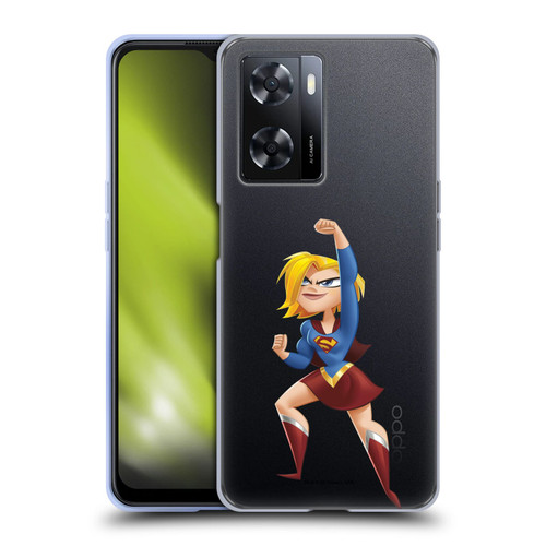 DC Super Hero Girls Rendered Characters Supergirl Soft Gel Case for OPPO A57s