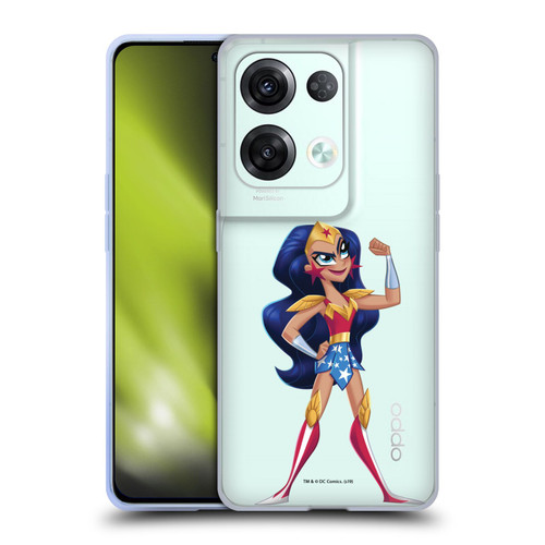 DC Super Hero Girls Rendered Characters Wonder Woman Soft Gel Case for OPPO Reno8 Pro