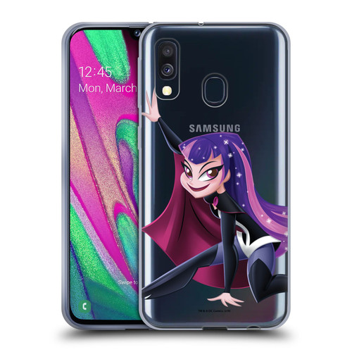 DC Super Hero Girls Rendered Characters Zatanna Soft Gel Case for Samsung Galaxy A40 (2019)