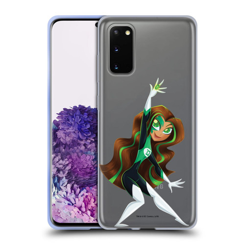 DC Super Hero Girls Rendered Characters Green Lantern Soft Gel Case for Samsung Galaxy S20 / S20 5G