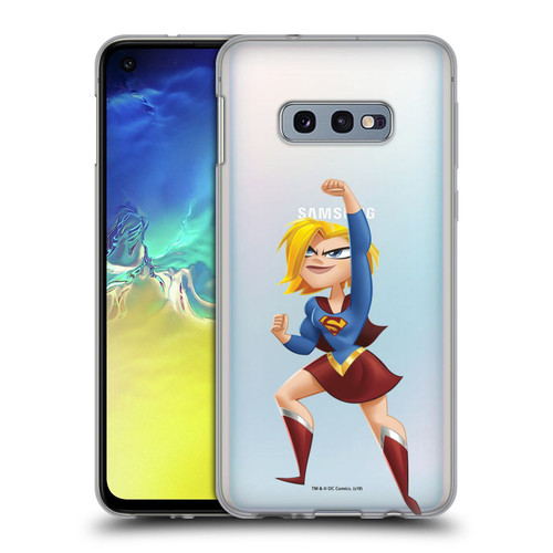 DC Super Hero Girls Rendered Characters Supergirl Soft Gel Case for Samsung Galaxy S10e