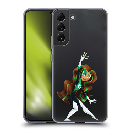 DC Super Hero Girls Rendered Characters Green Lantern Soft Gel Case for Samsung Galaxy S22+ 5G