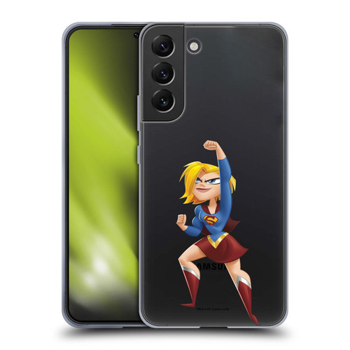 DC Super Hero Girls Rendered Characters Supergirl Soft Gel Case for Samsung Galaxy S22+ 5G