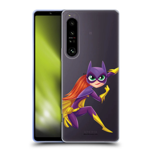 DC Super Hero Girls Rendered Characters Batgirl Soft Gel Case for Sony Xperia 1 IV