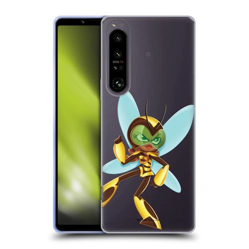 DC Super Hero Girls Rendered Characters Bumblebee Soft Gel Case for Sony Xperia 1 IV
