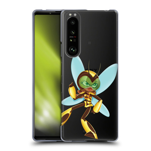 DC Super Hero Girls Rendered Characters Bumblebee Soft Gel Case for Sony Xperia 1 III