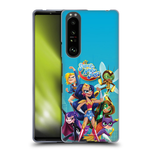 DC Super Hero Girls Rendered Characters Group Soft Gel Case for Sony Xperia 1 III