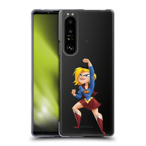 DC Super Hero Girls Rendered Characters Supergirl Soft Gel Case for Sony Xperia 1 III