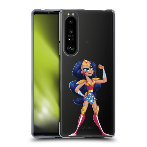 DC Super Hero Girls Rendered Characters Wonder Woman Soft Gel Case for Sony Xperia 1 III