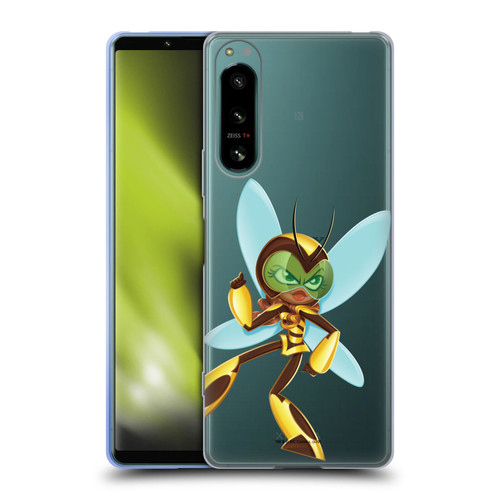 DC Super Hero Girls Rendered Characters Bumblebee Soft Gel Case for Sony Xperia 5 IV