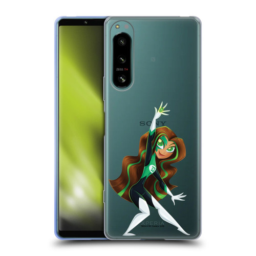 DC Super Hero Girls Rendered Characters Green Lantern Soft Gel Case for Sony Xperia 5 IV
