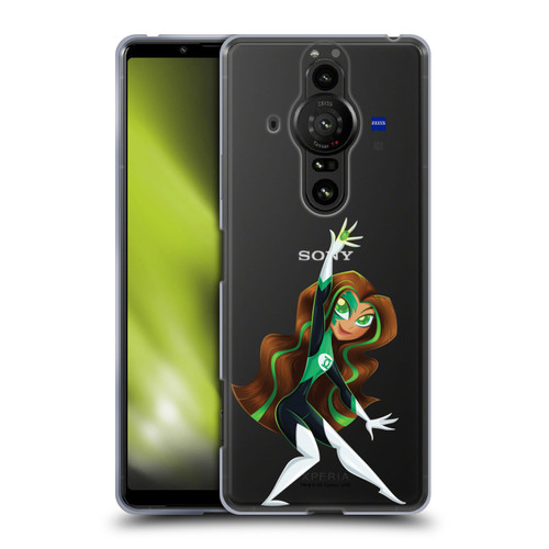 DC Super Hero Girls Rendered Characters Green Lantern Soft Gel Case for Sony Xperia Pro-I