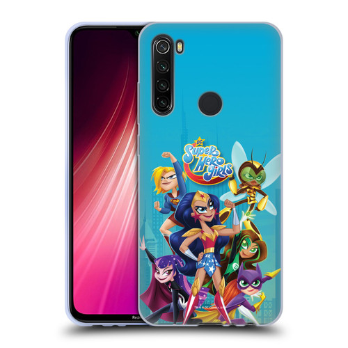DC Super Hero Girls Rendered Characters Group Soft Gel Case for Xiaomi Redmi Note 8T