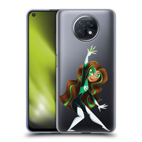 DC Super Hero Girls Rendered Characters Green Lantern Soft Gel Case for Xiaomi Redmi Note 9T 5G