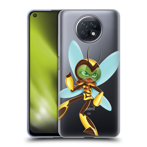 DC Super Hero Girls Rendered Characters Bumblebee Soft Gel Case for Xiaomi Redmi Note 9T 5G