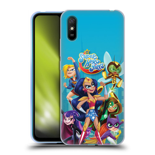 DC Super Hero Girls Rendered Characters Group Soft Gel Case for Xiaomi Redmi 9A / Redmi 9AT