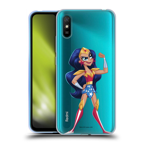 DC Super Hero Girls Rendered Characters Wonder Woman Soft Gel Case for Xiaomi Redmi 9A / Redmi 9AT