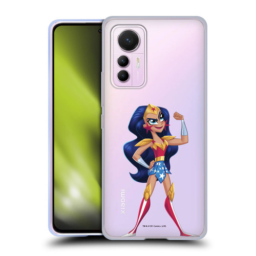 DC Super Hero Girls Rendered Characters Wonder Woman Soft Gel Case for Xiaomi 12 Lite
