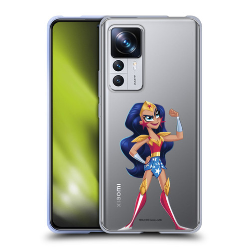 DC Super Hero Girls Rendered Characters Wonder Woman Soft Gel Case for Xiaomi 12T Pro
