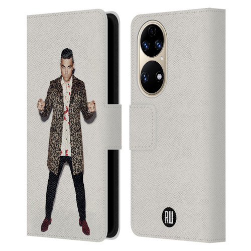 Robbie Williams Calendar Animal Print Coat Leather Book Wallet Case Cover For Huawei P50