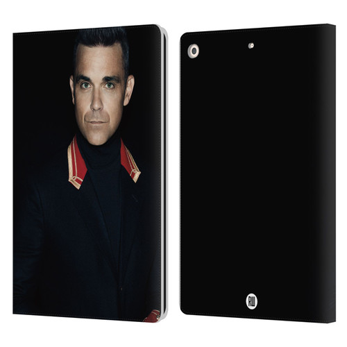 Robbie Williams Calendar Portrait Leather Book Wallet Case Cover For Apple iPad 10.2 2019/2020/2021