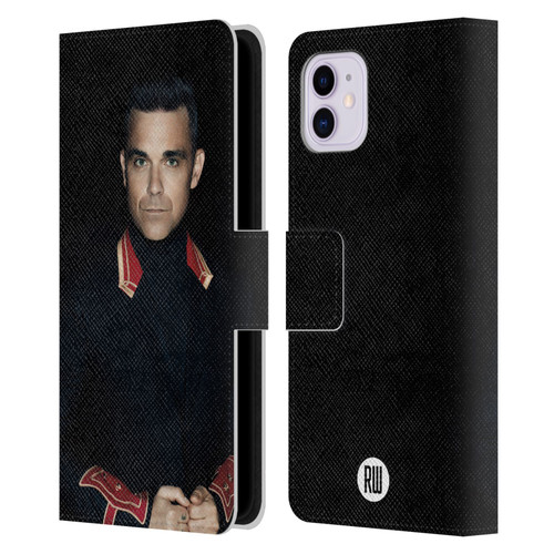 Robbie Williams Calendar Portrait Leather Book Wallet Case Cover For Apple iPhone 11