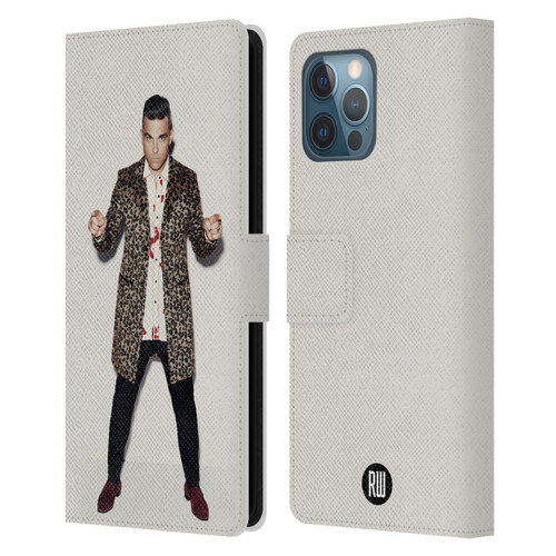 Robbie Williams Calendar Animal Print Coat Leather Book Wallet Case Cover For Apple iPhone 12 Pro Max