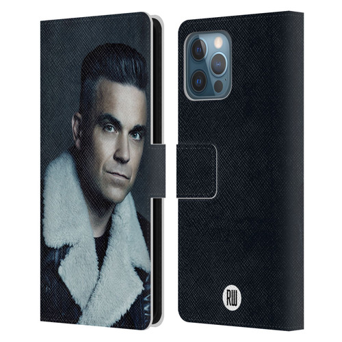 Robbie Williams Calendar Leather Jacket Leather Book Wallet Case Cover For Apple iPhone 12 Pro Max